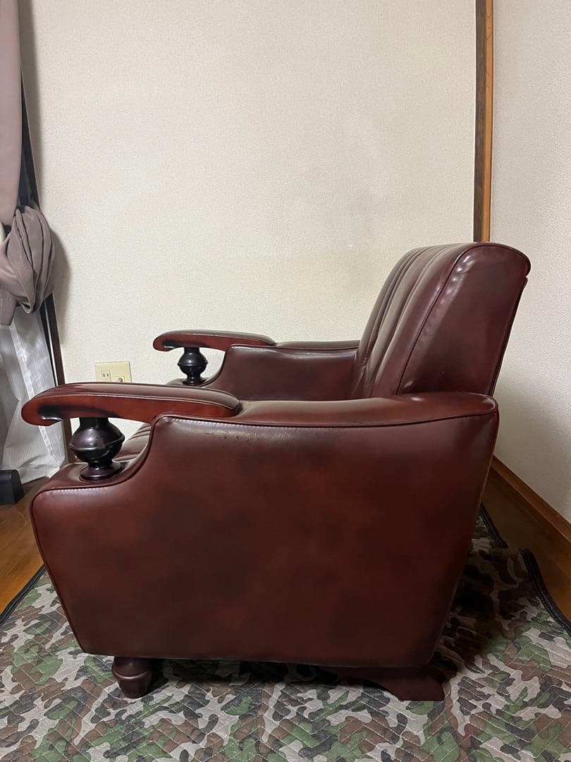 【値下げ】昭和レトロ風1人がけソファ