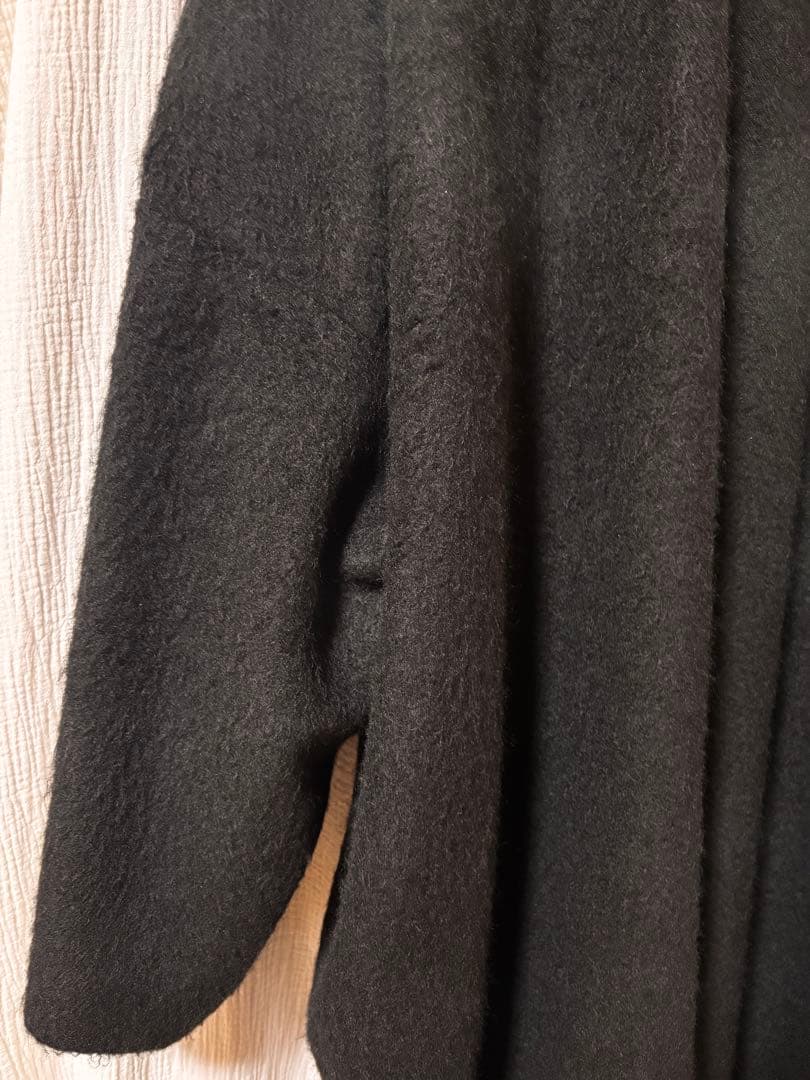 mizuiro ind ワイドシャツライクジャケット ・ブラックFREE