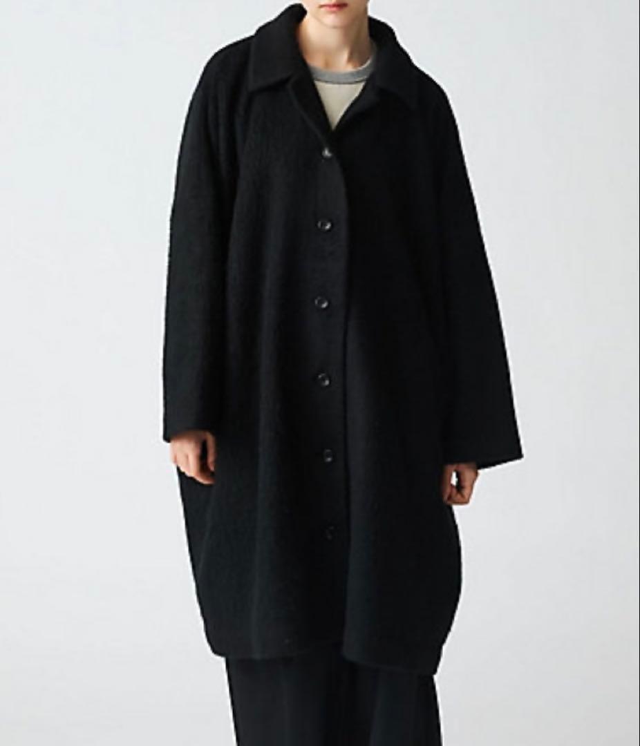 mizuiro ind ワイドシャツライクジャケット ・ブラックFREE