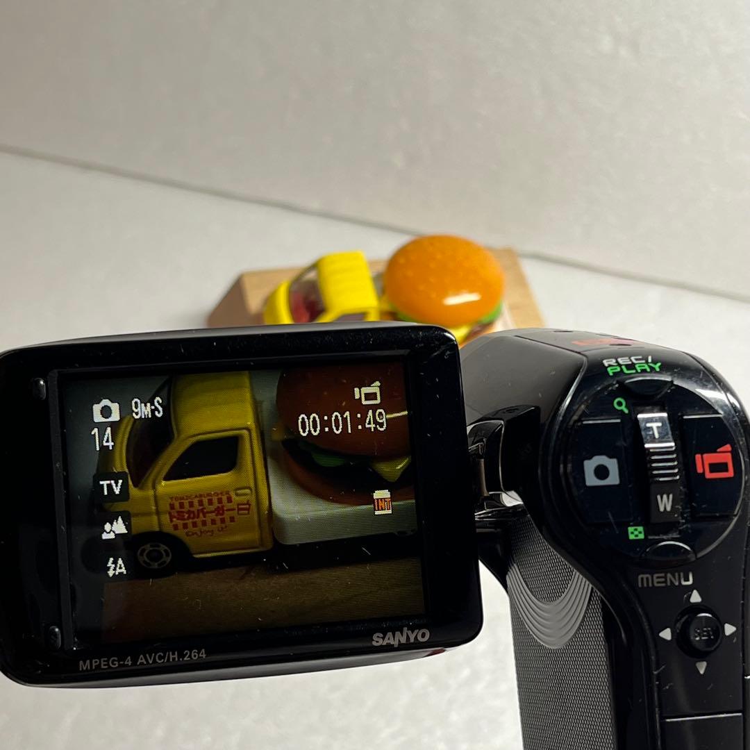 ☆人気稀少☆SANYOデジタルムービーカメラXacti DMX-CG9ブラック