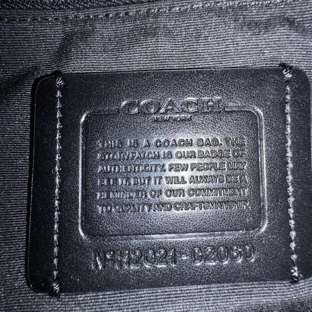 コーチ　ライダー　ベルト　バッグ　ウエストポーチ　シグネチャー　ボディバッグ