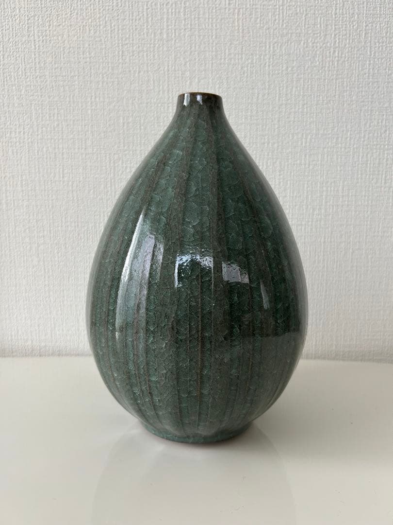 有田焼　青磁　壺　梶原茂正