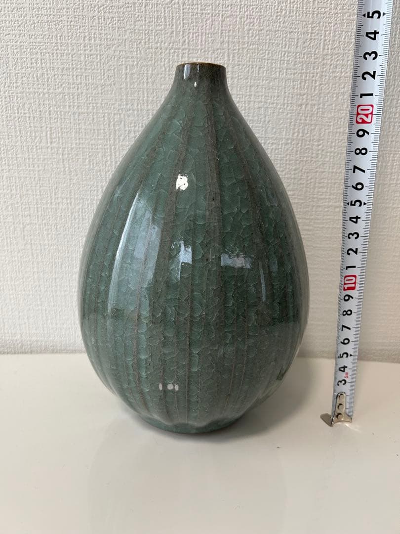 有田焼　青磁　壺　梶原茂正