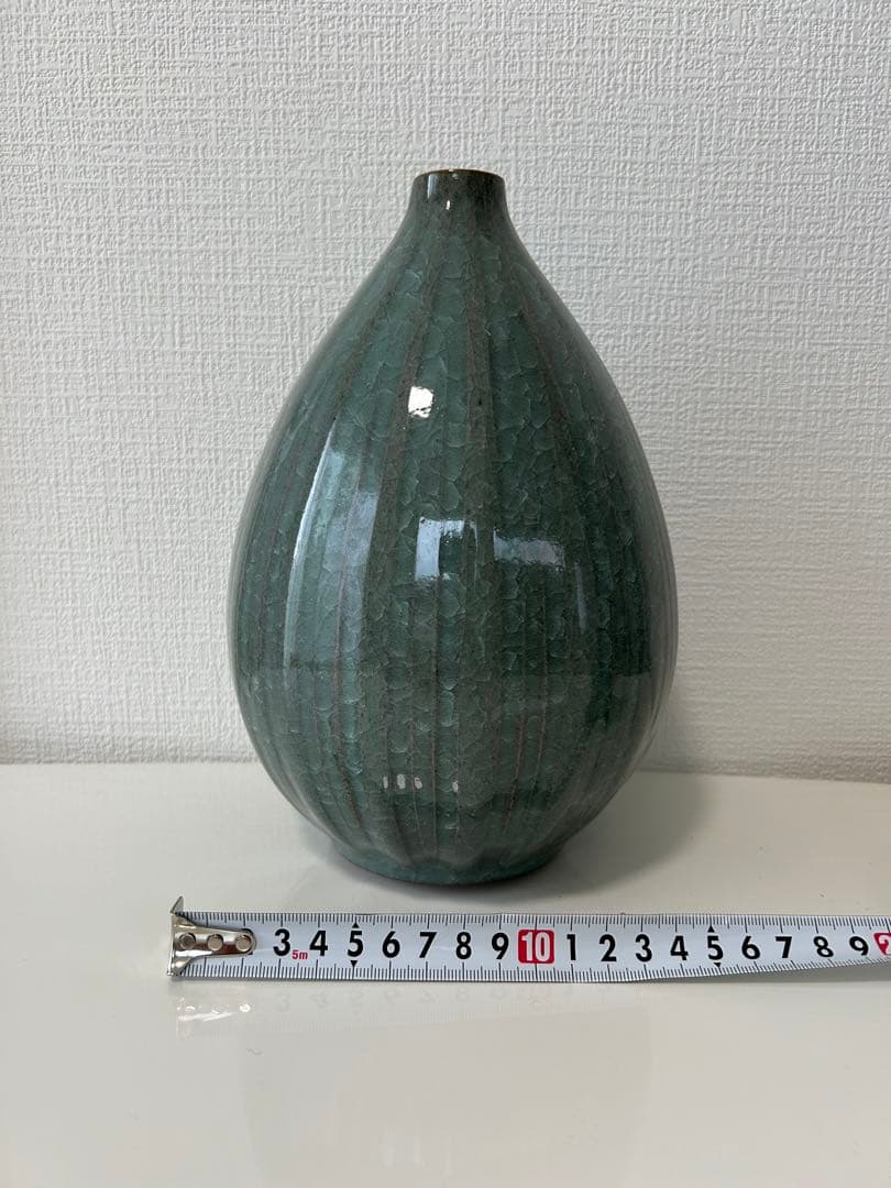 有田焼　青磁　壺　梶原茂正