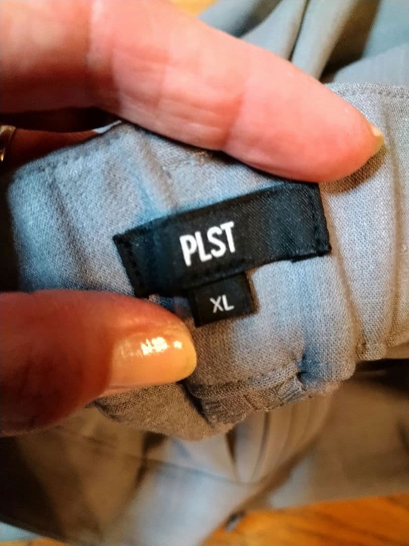 今季PLST　プラステ　セットアップ　ノーカラー　グレー　XLサイズ