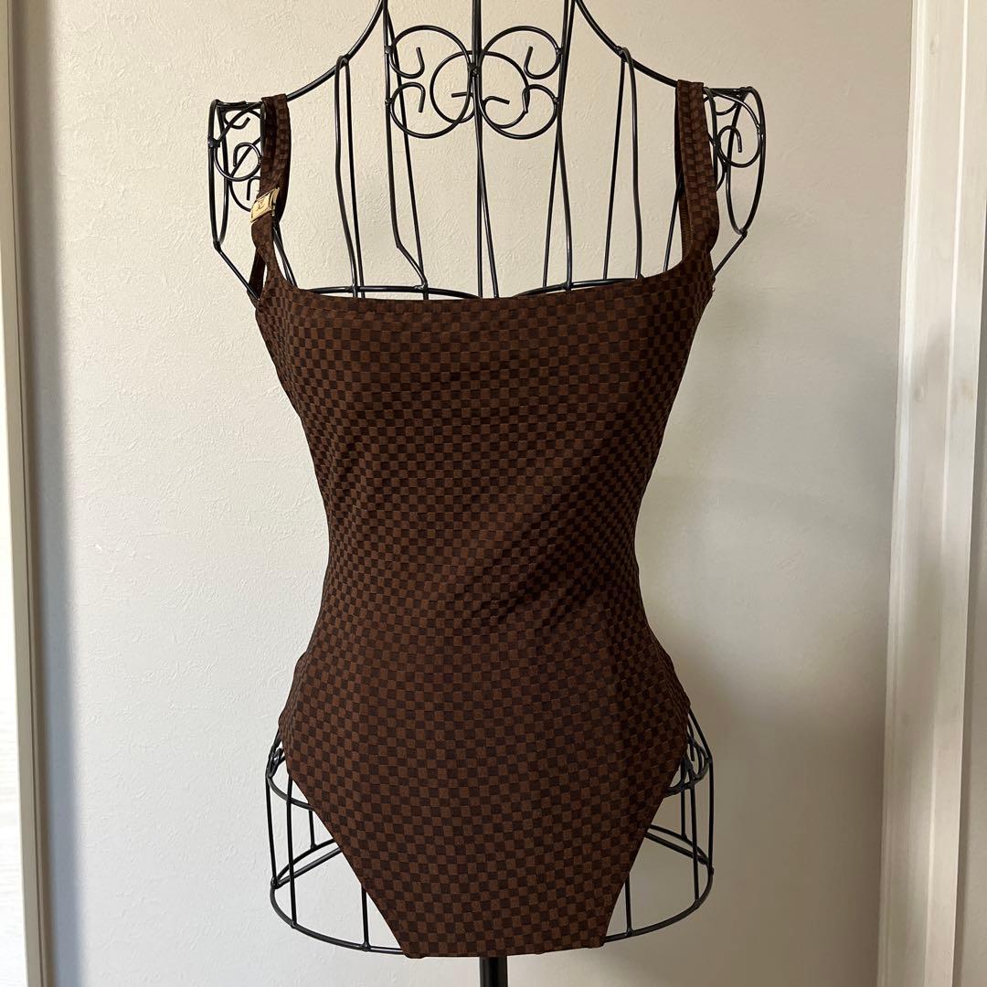 ルイヴィトンダミエワンピース水着