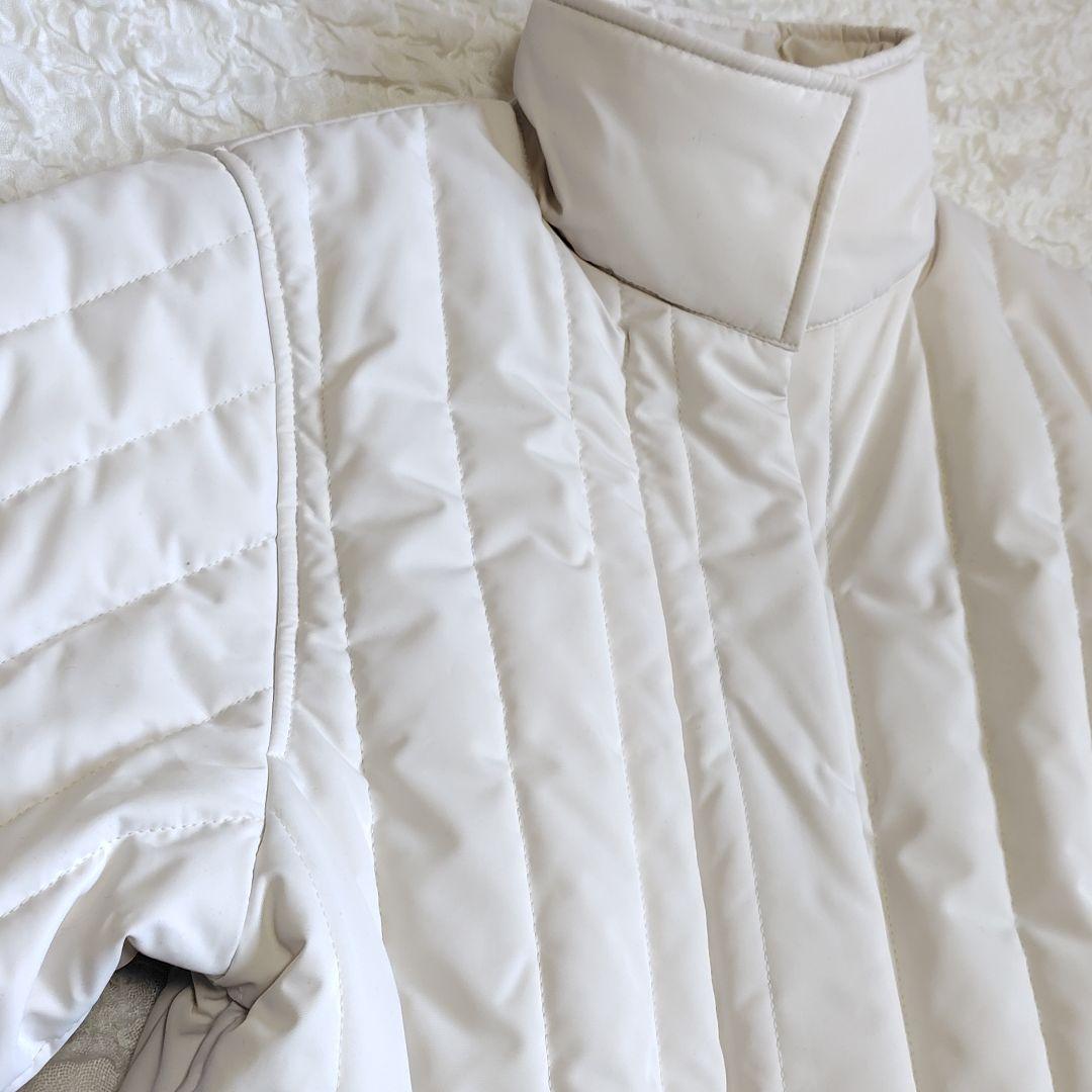 未使用級★perna キルティング ロング ダウンコート ベスト 白 セット売り