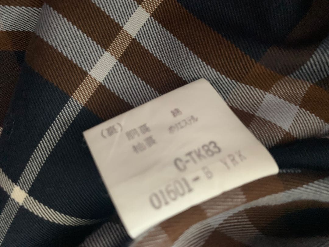 BURBERRYS ケープ付きチェックトレンチコート ライナー付き バーバリー