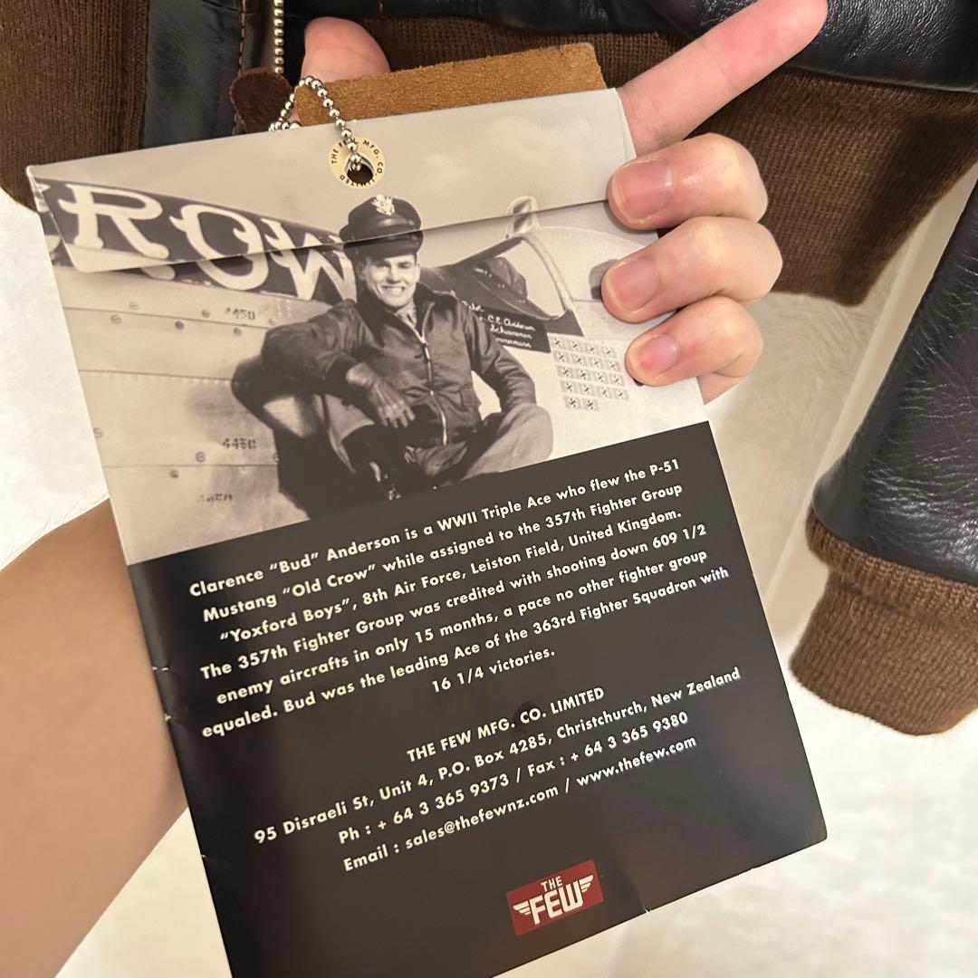 【未使用】THE Few ザフュー　A2 レザージャケット36