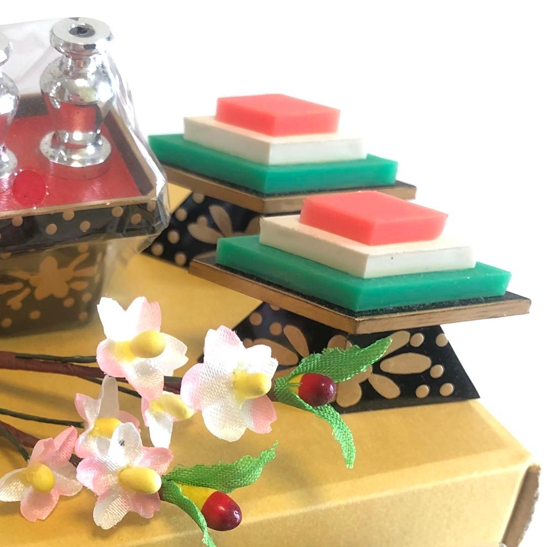 ひな人形　親王飾り　作家　ひな道具　ぼんぼり