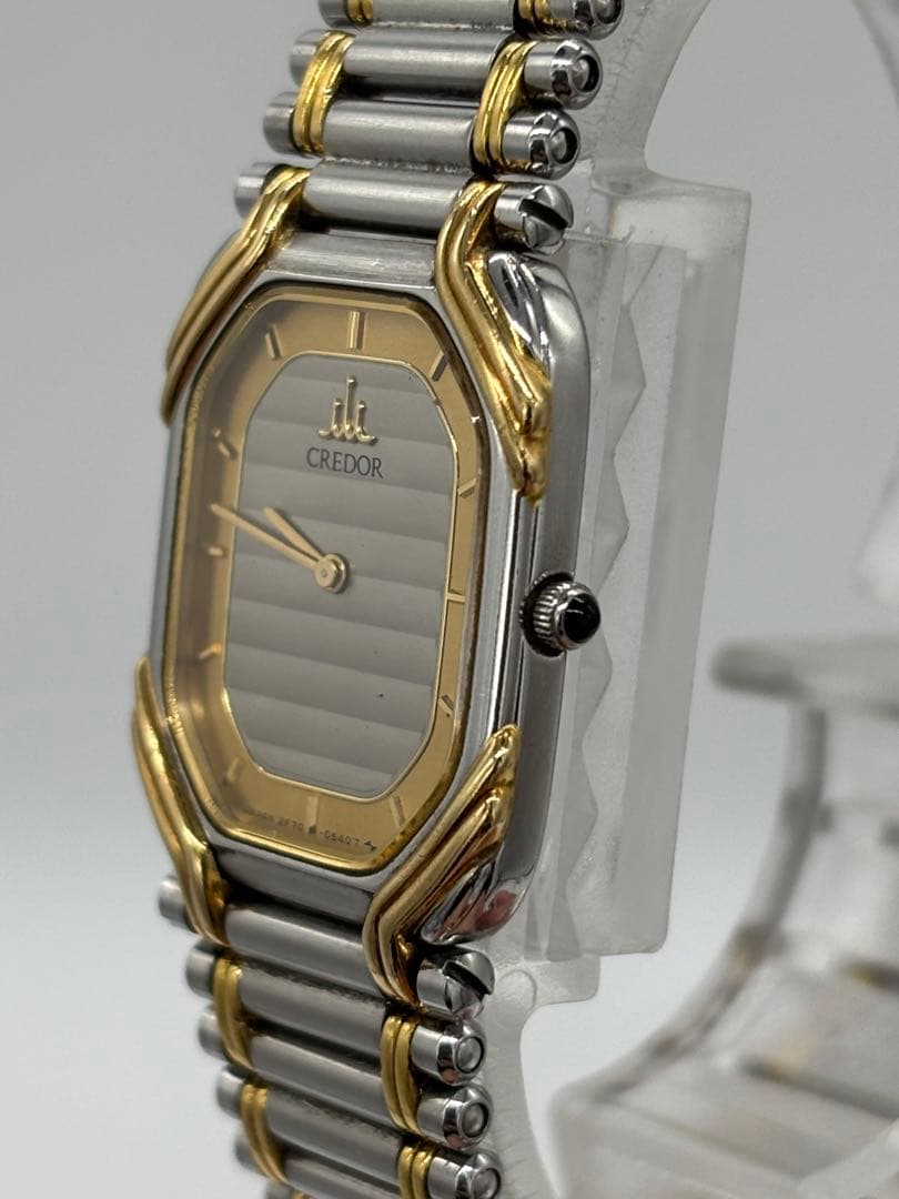 【美品】セイコー クレドール 18KT クォーツ【2F70-5490】【稼働品】
