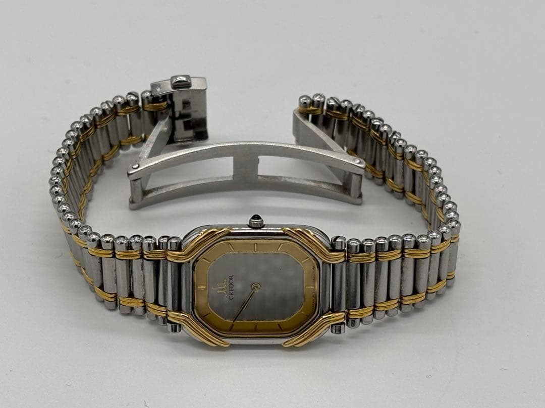 【美品】セイコー クレドール 18KT クォーツ【2F70-5490】【稼働品】