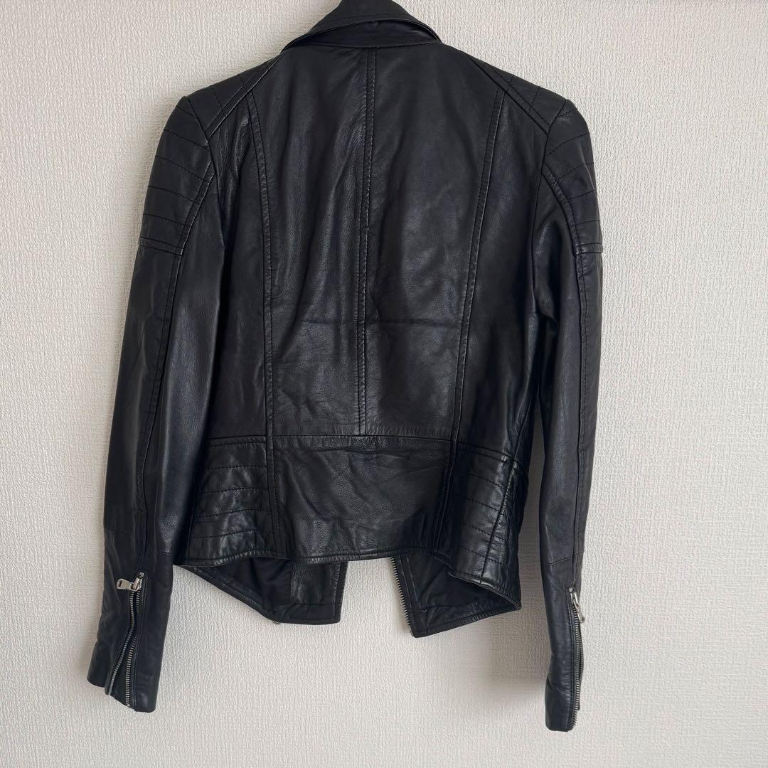 BARNEYS ORIGINALS ブラック レザーライダースジャケット