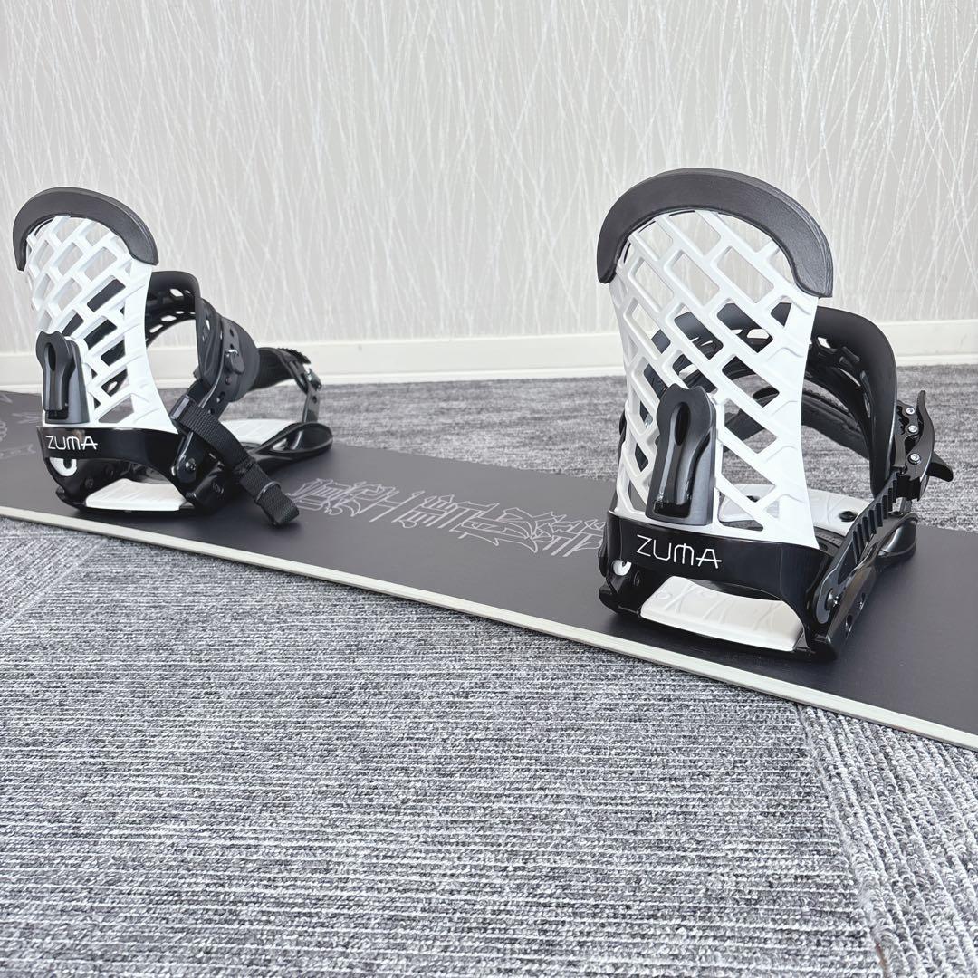 68超美品❗️超豪華❗️眞空雪板等/風眞モデル メンズスノーボードセット★150cm