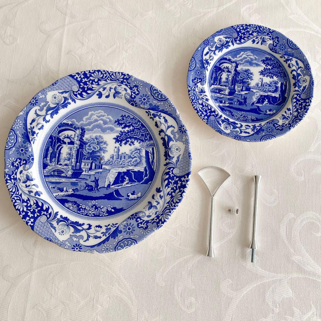 【美品】スポード Spode ケーキスタンド アフタヌーンティー 英国製 希少