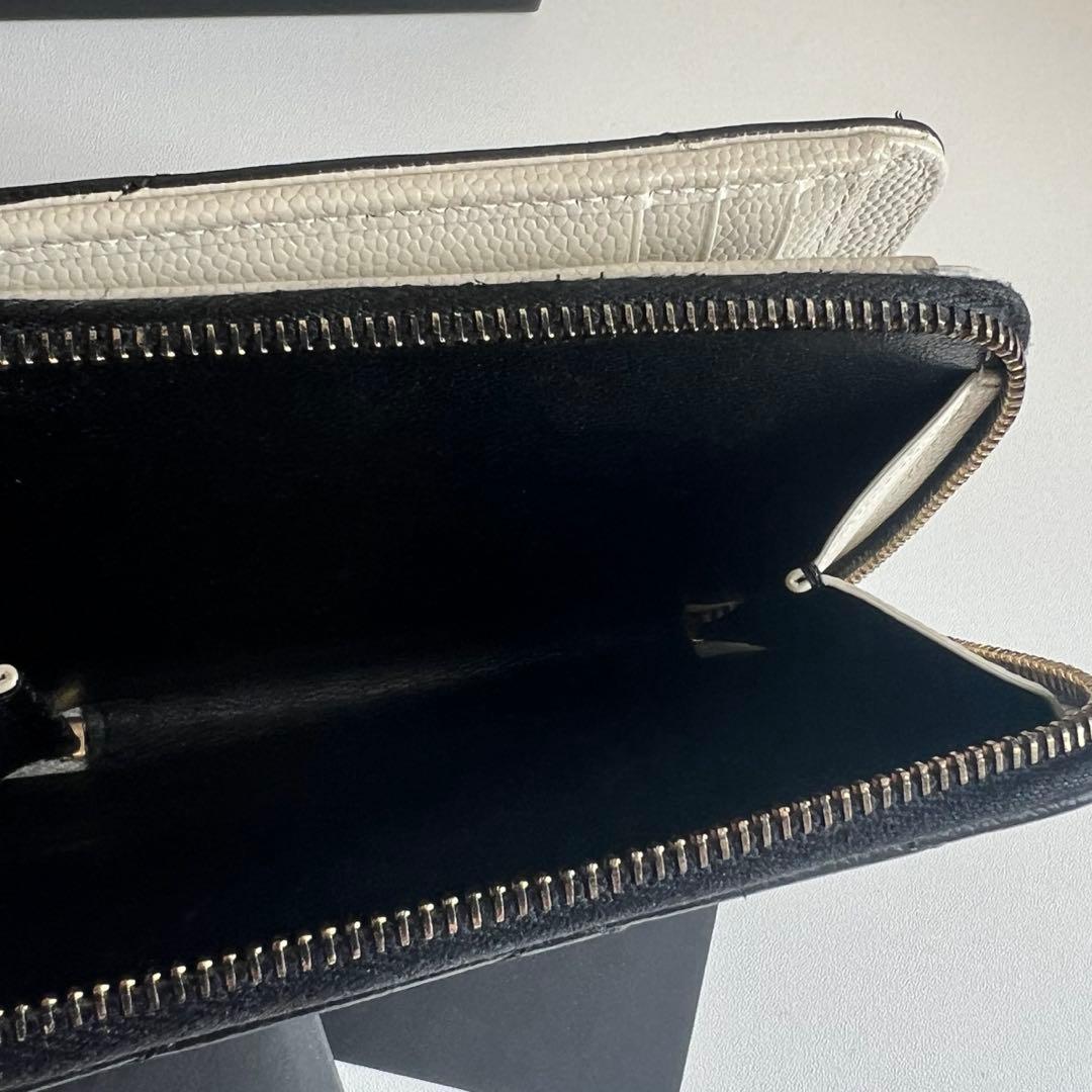 88 極上美品 SAINTLAURENT イヴサンローラン 2つ折り財布