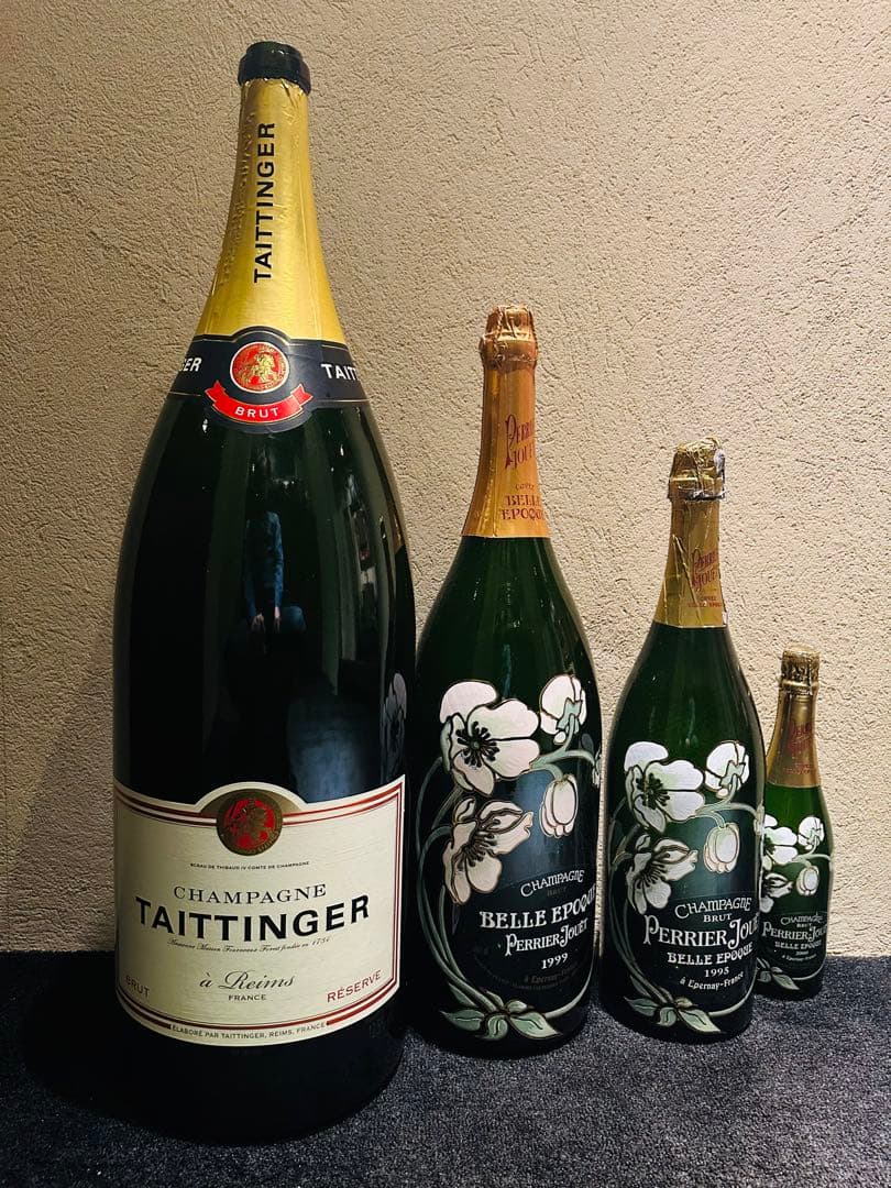 シャンパーニュ・テタンジェ・ナビュコドノゾール（15L）空瓶＆木箱セット