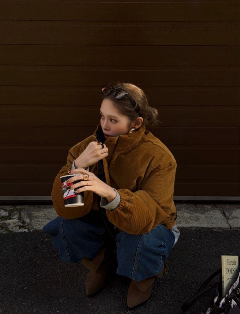 【新品未使用】nalm. REVERSIBLE LOGO DOWN JACKET