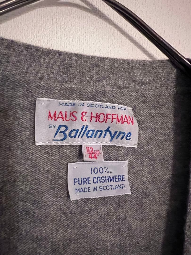 80's Ballantyneスコットランドカシミヤ サイズ44