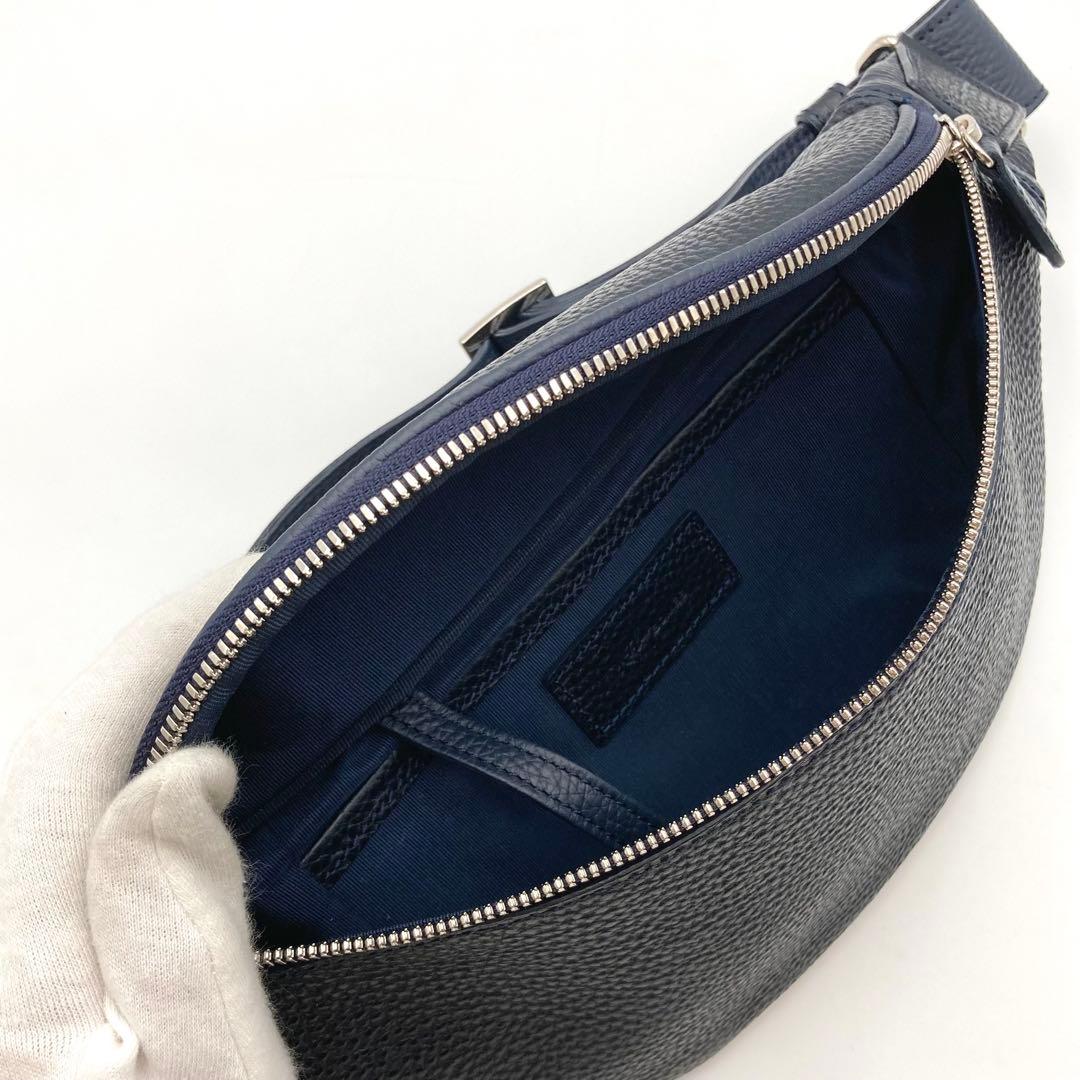 しんしん✨ソメスサドル ギャロップ ウエストポーチ バッグ GL-09 紺