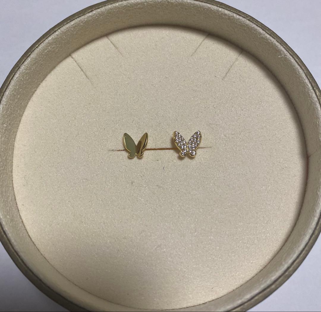 AHKAH パピヨンブリリアンピアス・パヴェピアス セット