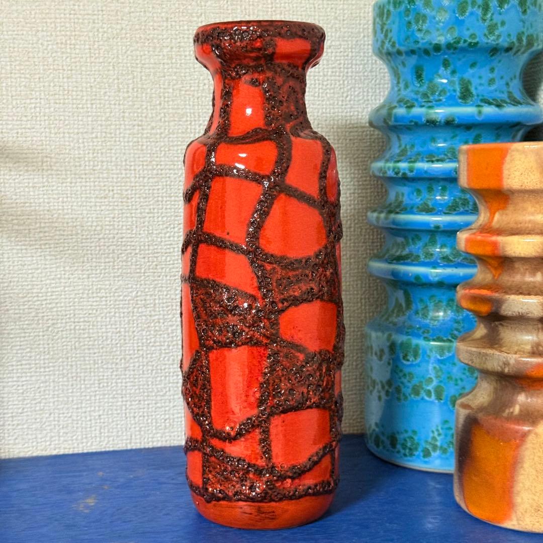 scheurich 28cm fat lava ファットラバ 花瓶