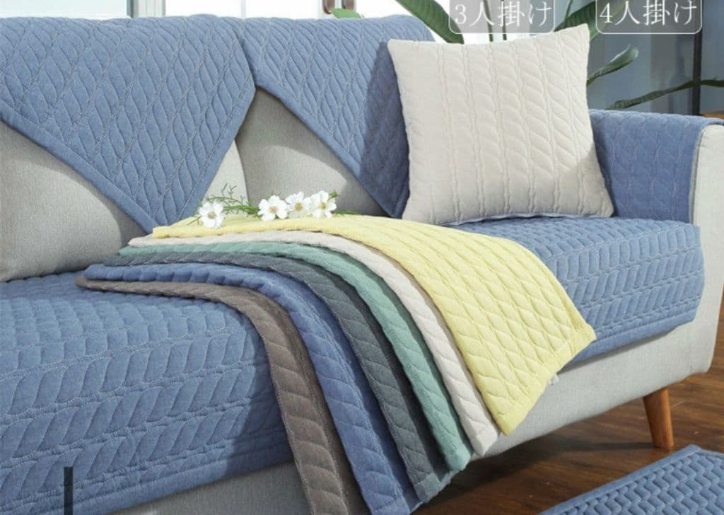 【新品未使用】ソファカバーセット 　グレー