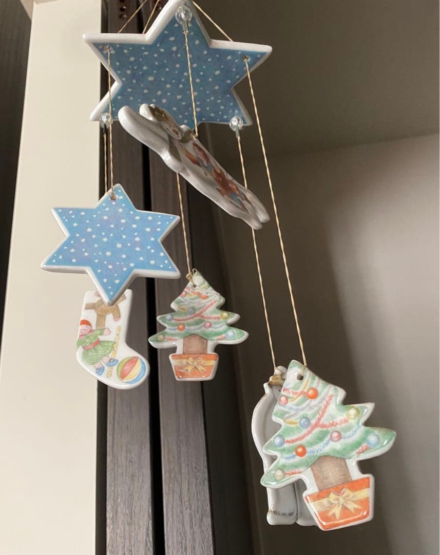 ロイヤルドルトン　スノーマンのモビール　中古