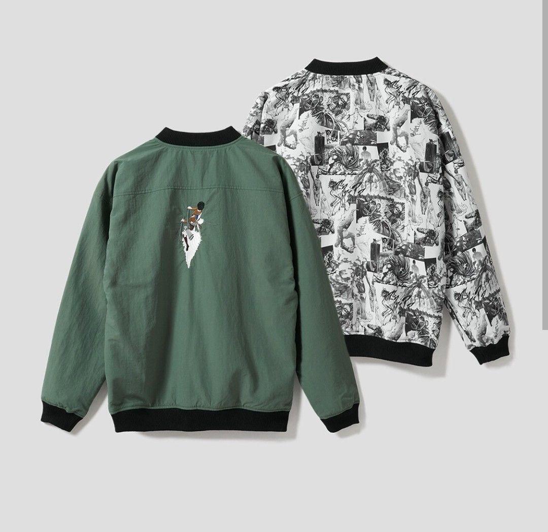 グラニフ　進撃の巨人　ブルゾン　リバーシブル　graniph