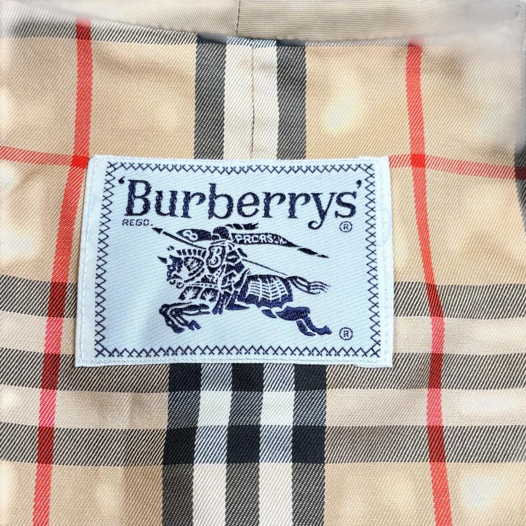 【極美品】Burberrys バーバリー　トレンチコート　ノバチェック　M