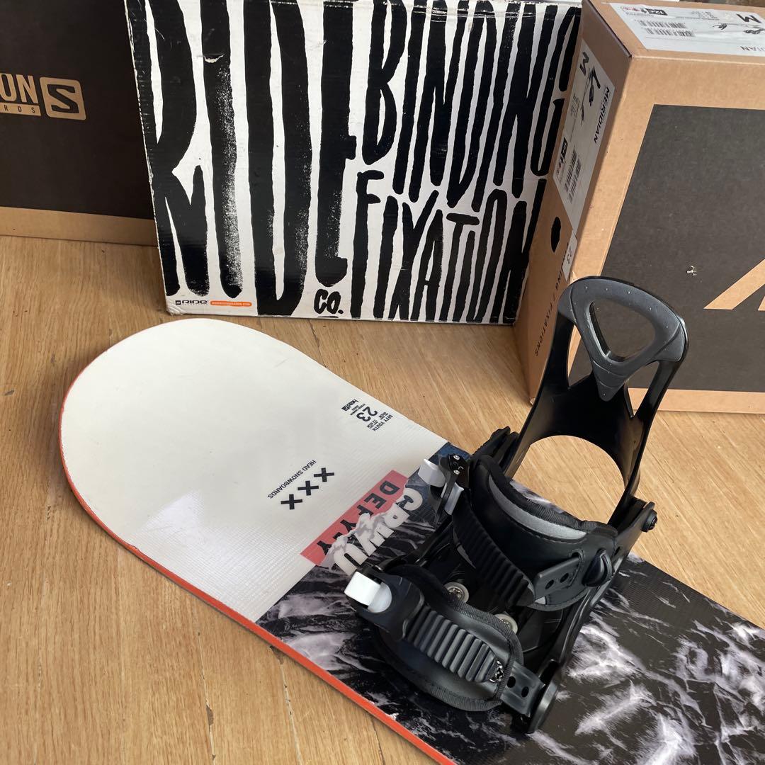 HEAD×ZUMA　キッズスノーボード　123cm　未使用バイン付3点セット