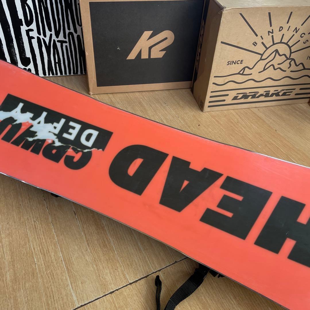 HEAD×ZUMA　キッズスノーボード　123cm　未使用バイン付3点セット