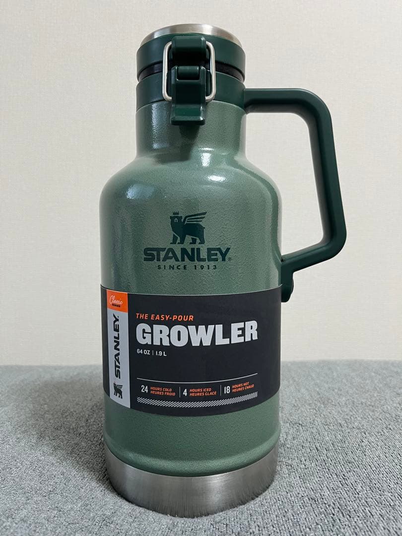 スタンレー クラシック 真空グロウラー 1.9L ハンマートーングリーン