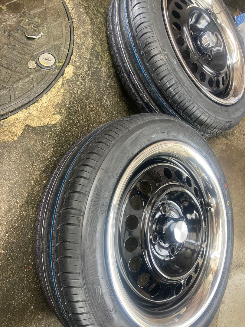 ホンダ純正 スチールホイール 15インチ サマータイヤ 4本セット