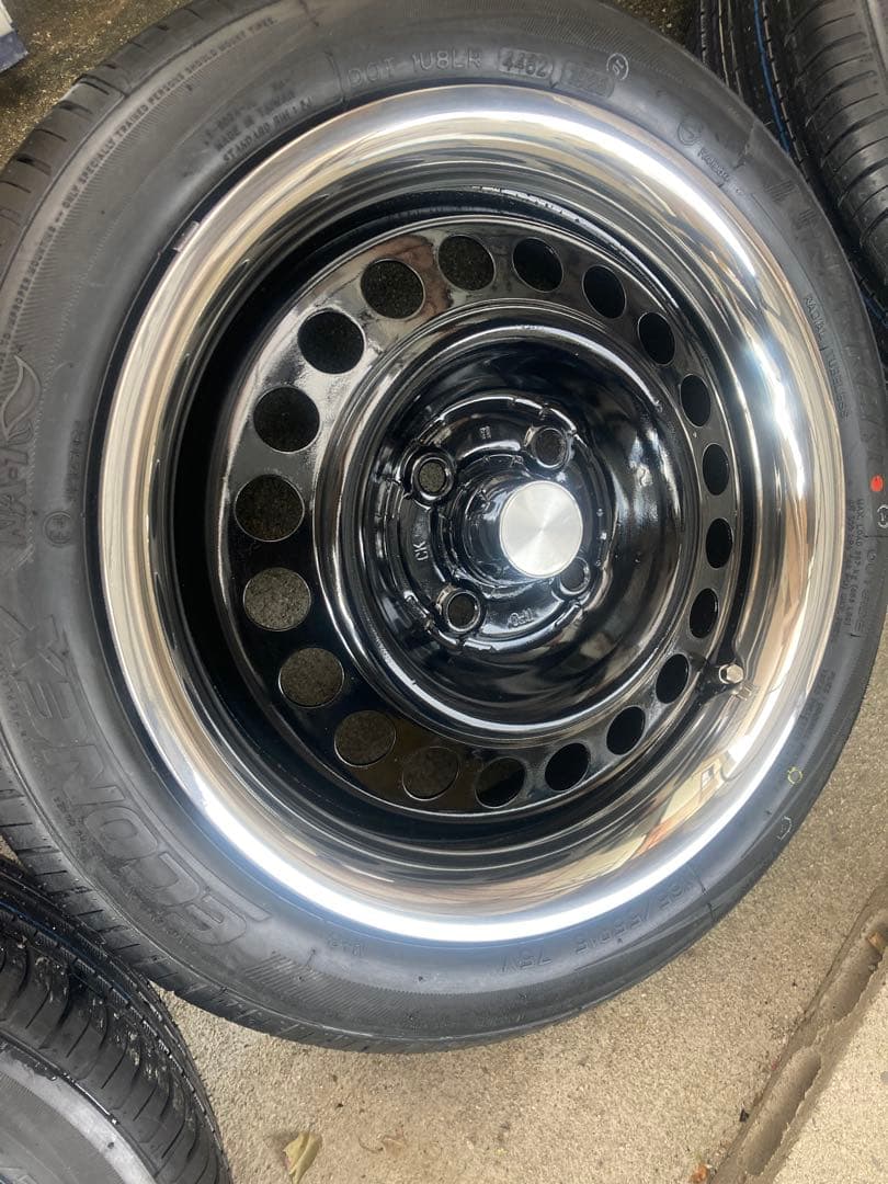 ホンダ純正 スチールホイール 15インチ サマータイヤ 4本セット