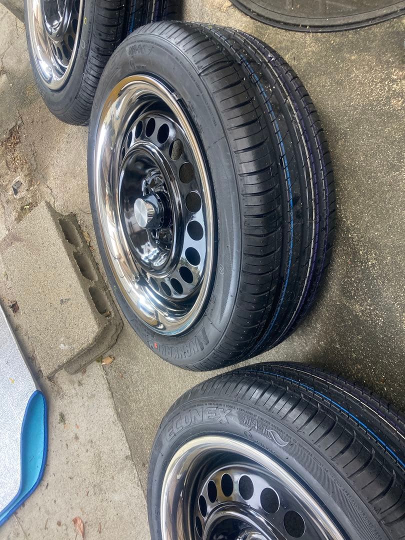 ホンダ純正 スチールホイール 15インチ サマータイヤ 4本セット