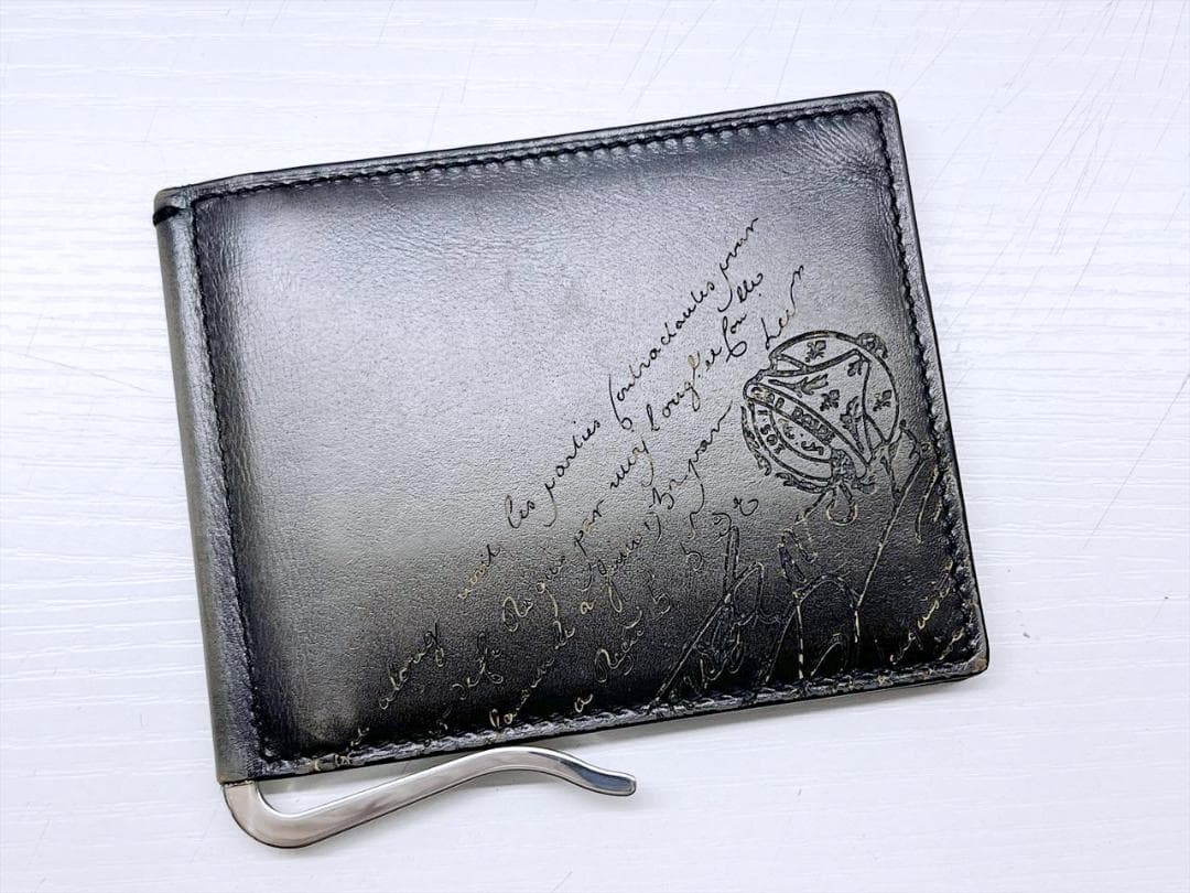 ベルルッティ　フィギュア　スクリットレザー　ビルクリップ　マネークリップ