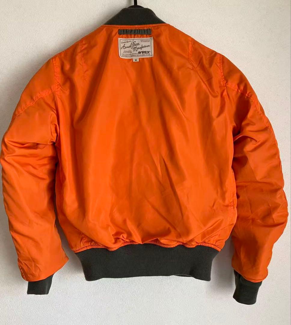 【WEB限定】AVIREX M MA-1フライトジャケット452nd刺繍鷹鷲鳥