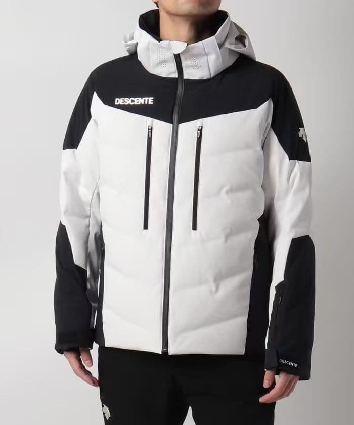 DESCENTE マテオグースダウンジャケット ホワイト スキーウェア