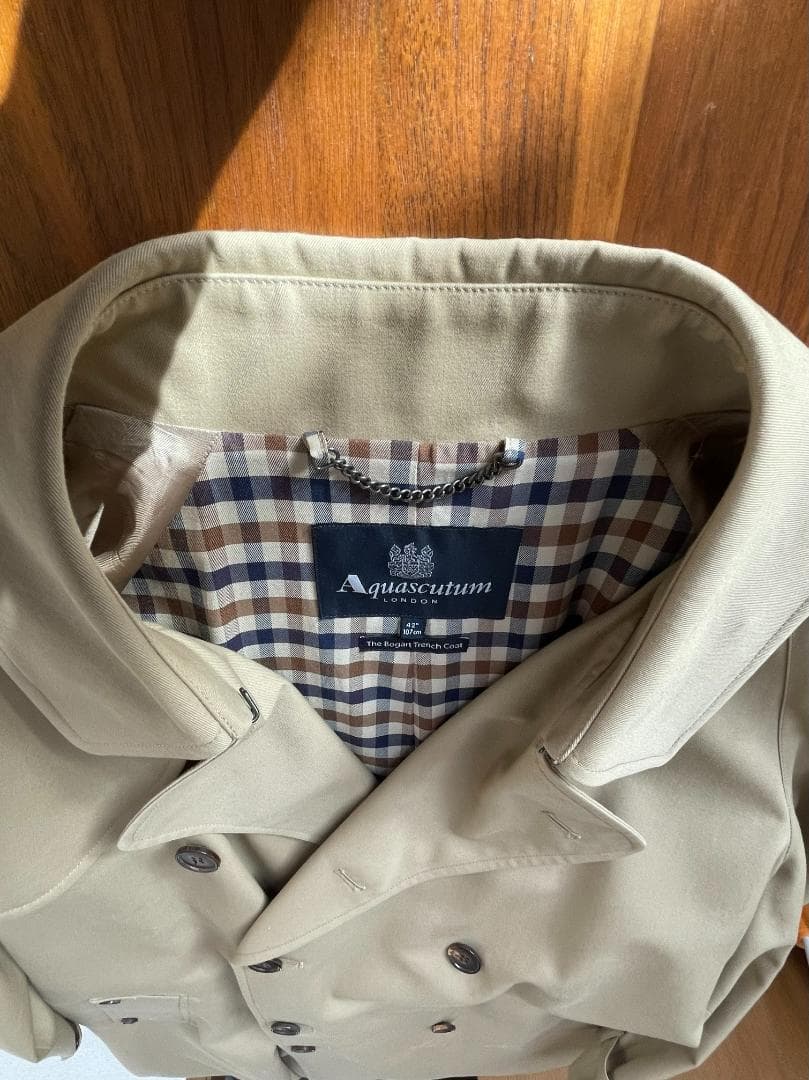 Aquascutum THE BOGART TRENCH 165周年記念モデル