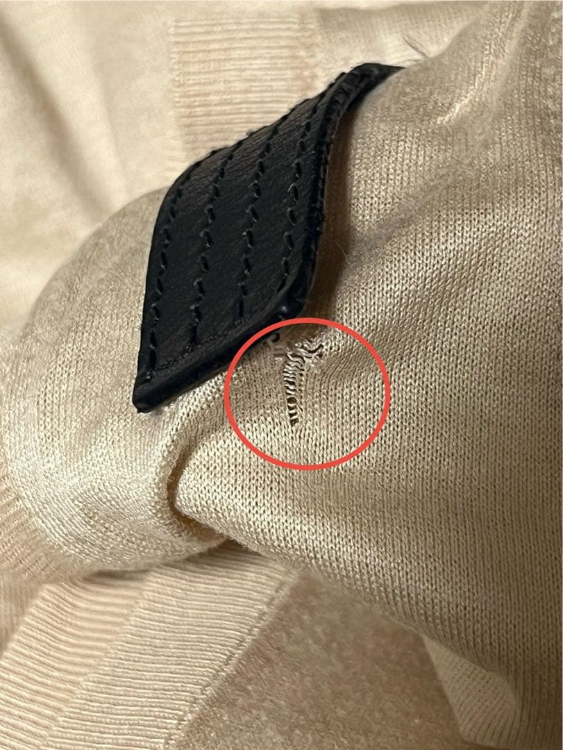 d*7様 難あり Dior homme 04SS strip期 レザーパッチタン