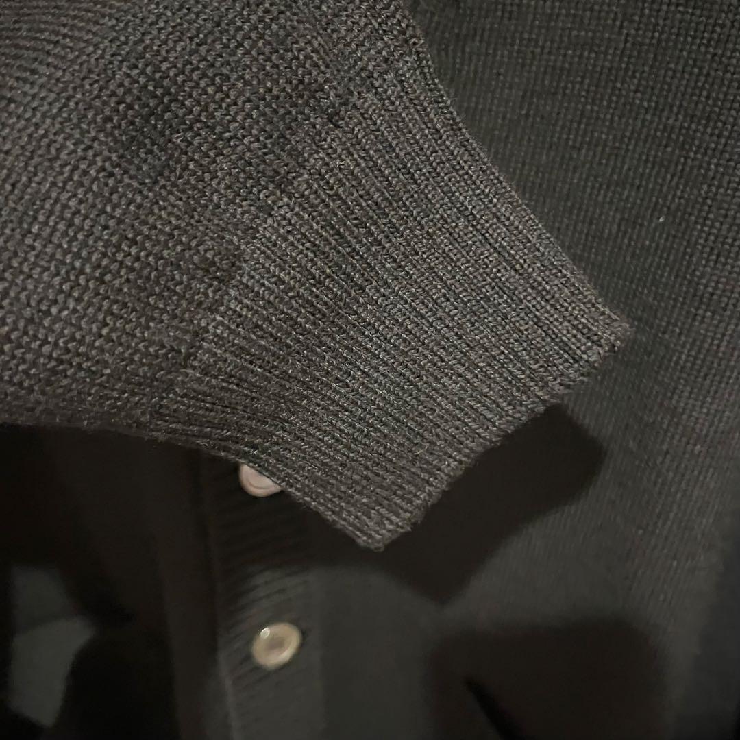 GRAN SASSO / グランサッソ 8ゲージ ウールニットカーディガン 48