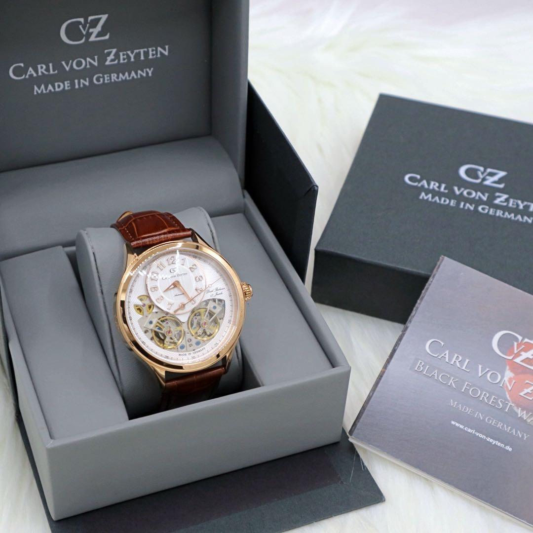Carl von Zeyten 自動巻き時計 スケルトン