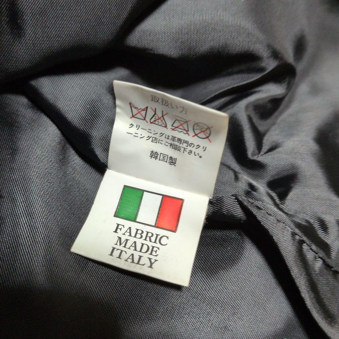 アンディ Andy ラムレザー ファー付き レザージャケット レディース S 黒