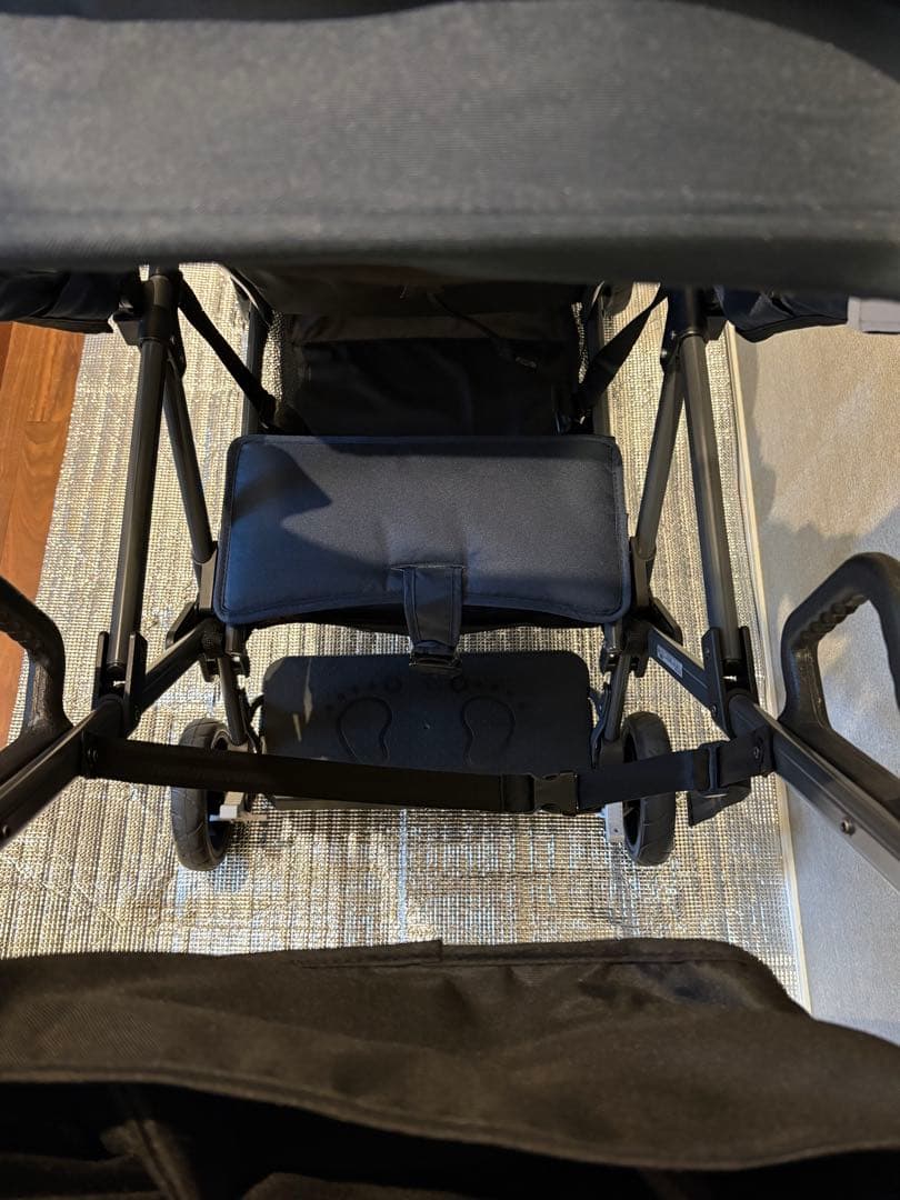 【美品】KATOJI カトージ ベビーカー 二人でゴー　ネイビー　2人乗り用