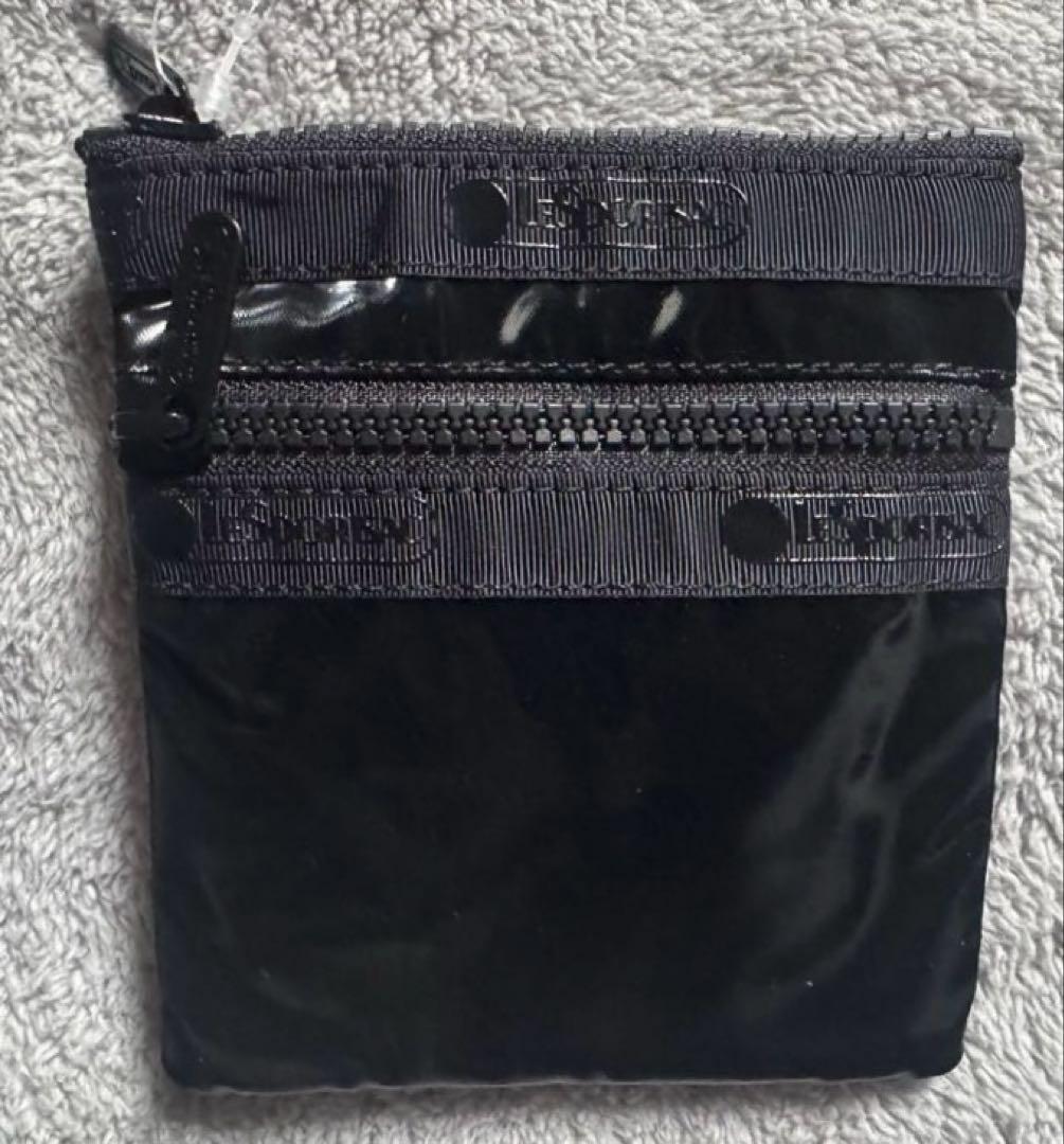 ひとりっぷ（R）×LeSportsac ZIP POUCH SET3 ブラック
