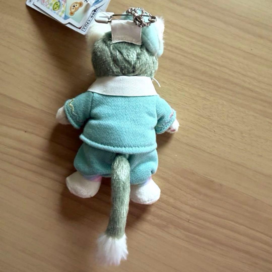 ダッフィー＆フレンズ　ハートフェルトレターズオブフレンドシップ　ぬいぐるみバッチ