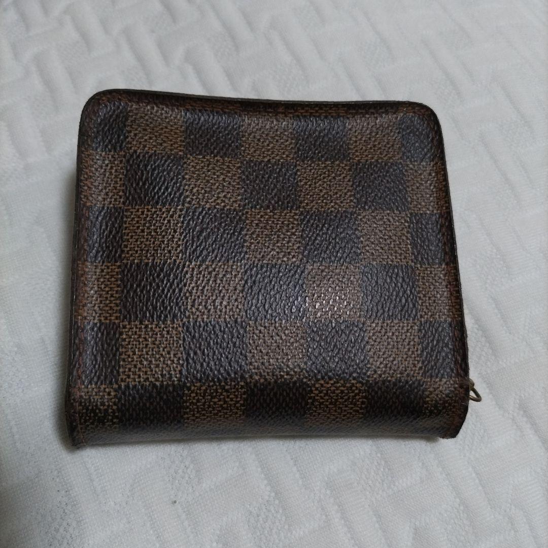 LOUIS VUITTON ルイヴィトン ダミエ コンパクトジップ ファスナー
