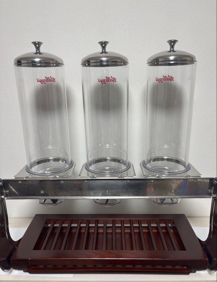 【希少】Kellogg's シリアルディスペンサー 3連 SUNNEX