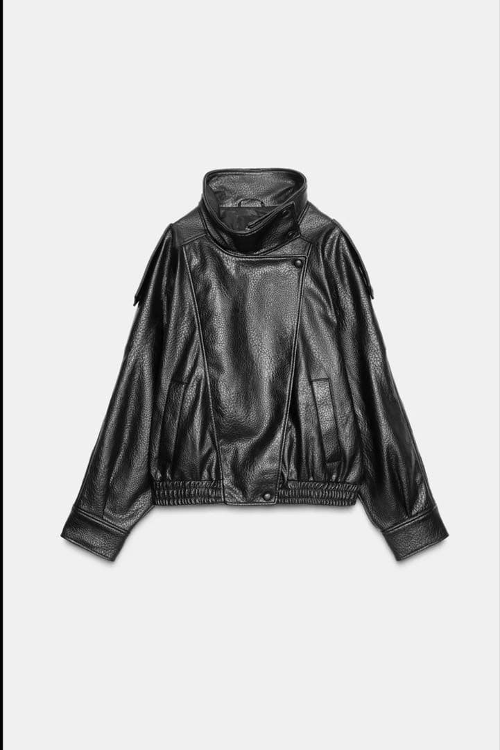 【ZARA】フェイクレザージャケット※完売品 XS